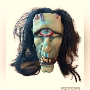 Vintage Halloween Costume Mask One Eyed monster 2001 The Paper Magic Group, Inc